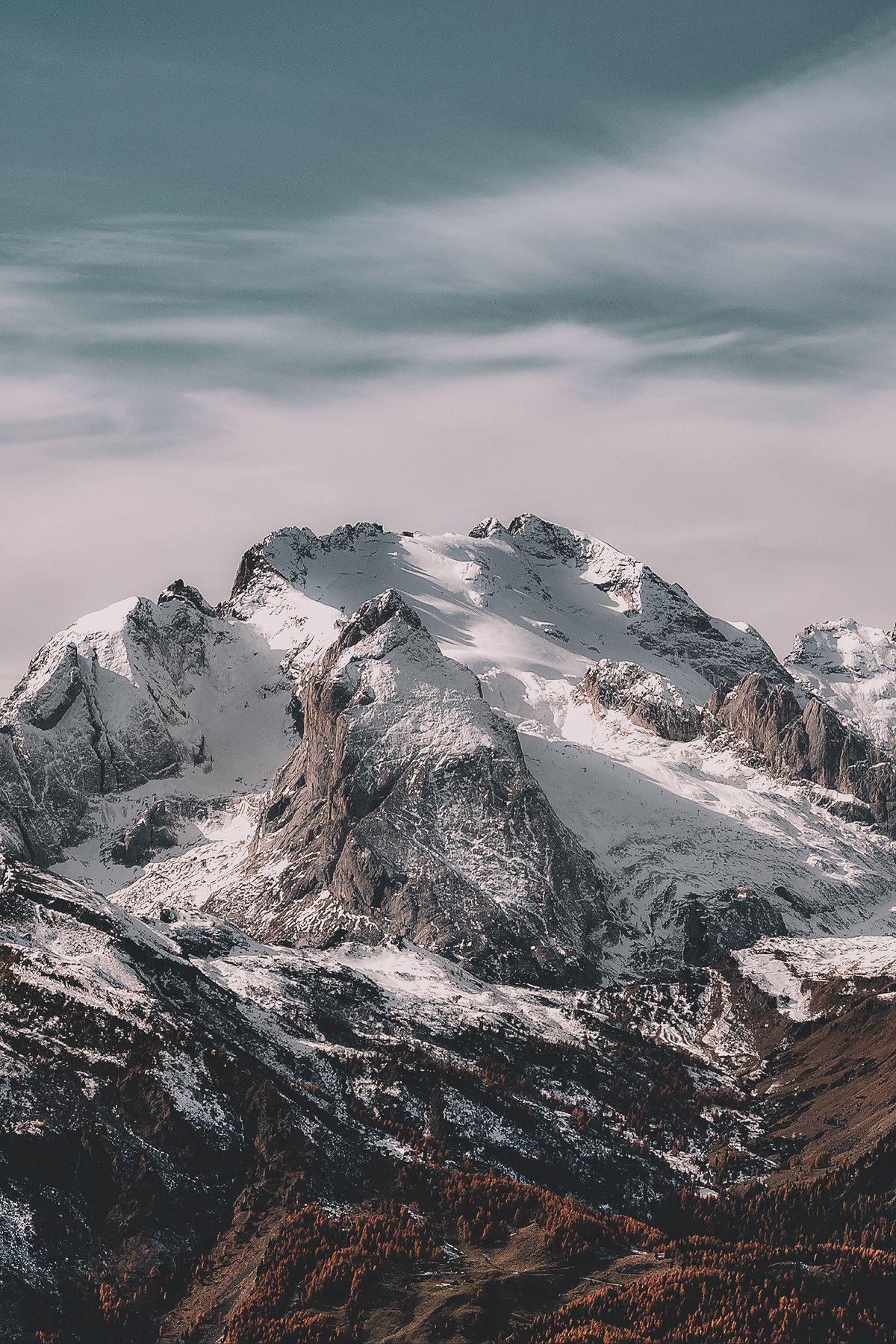Mountain lake in the Alps